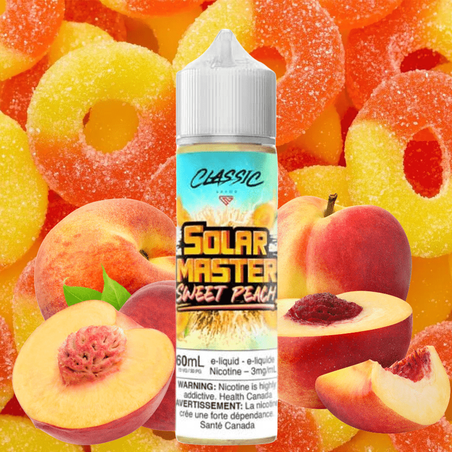 Sweet Peach by Solar Master E-Liquid Vape Superstore  Saskatchewan Canada
