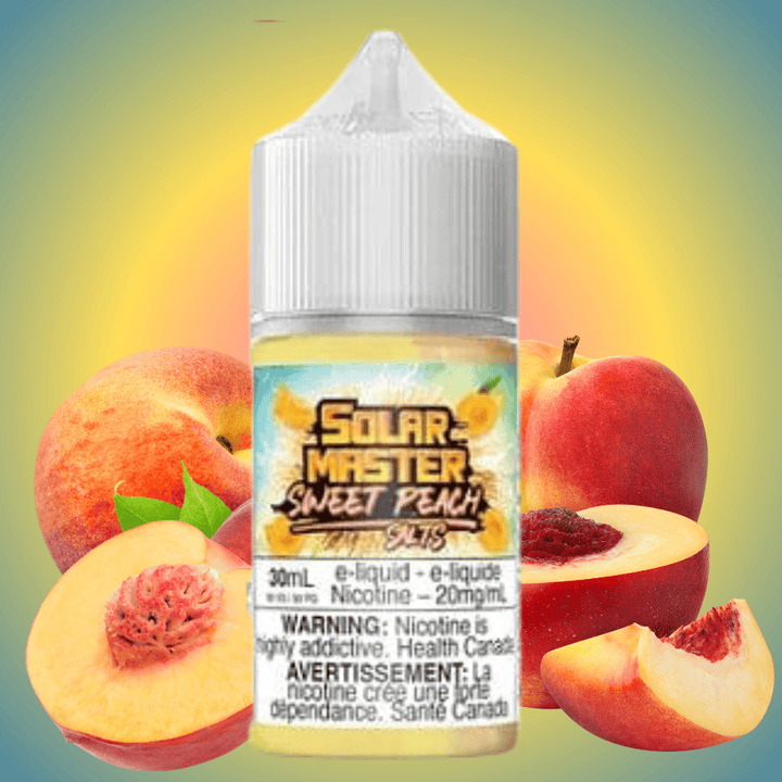 Sweet Peach Salt by Solar Master E-Liquid Vape Superstore  Saskatchewan Canada