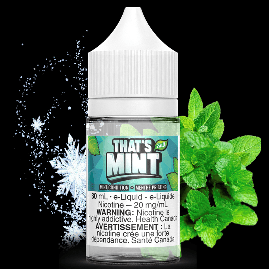 That's Mint - Mint Condition Salt 30ml / 12mg Vape Superstore  Saskatchewan Canada