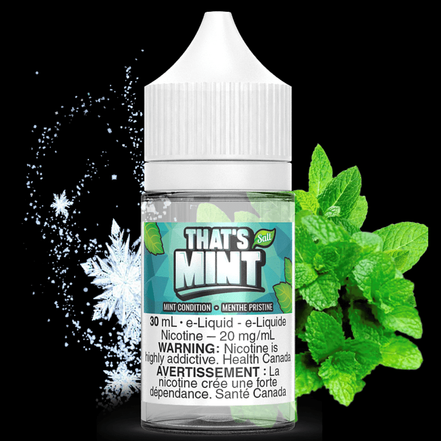 That's Mint - Mint Condition Salt 30ml / 12mg Vape Superstore  Saskatchewan Canada