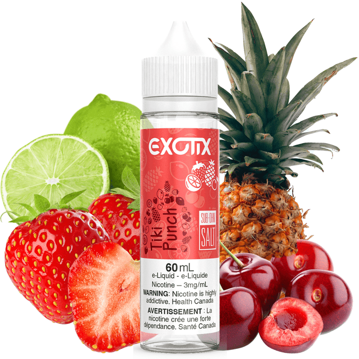 Tiki Punch By Exotix E-Liquid 60mL / 3mg Vape Superstore  Saskatchewan Canada