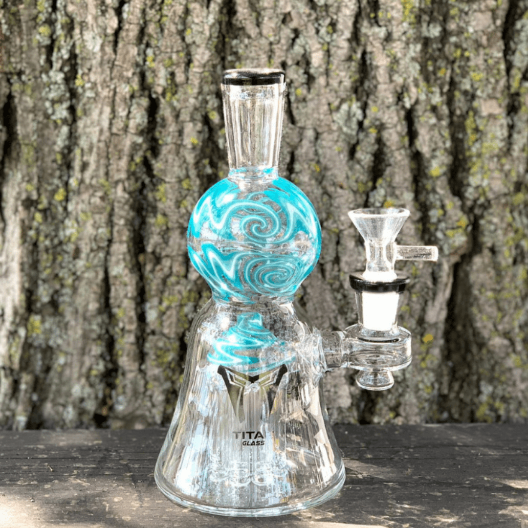 Titan Glass Nebula Percolator Dab Rig 7" Vape Superstore  Saskatchewan Canada