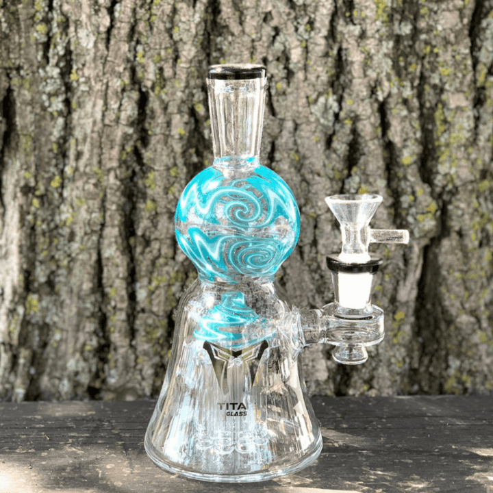 Titan Glass Nebula Percolator Dab Rig 7" Vape Superstore  Saskatchewan Canada