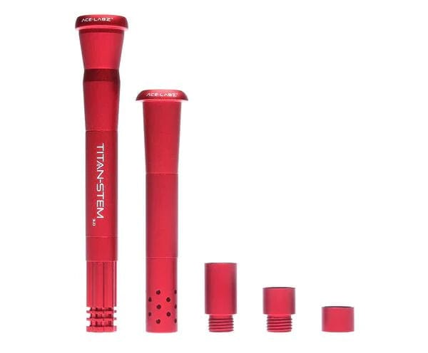 Titan-Stem 3.0 Adjustable Downstem by Ace Labz Red Vape Superstore  Saskatchewan Canada