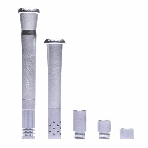 Titan-Stem 3.0 Adjustable Downstem by Ace Labz Silver Vape Superstore  Saskatchewan Canada