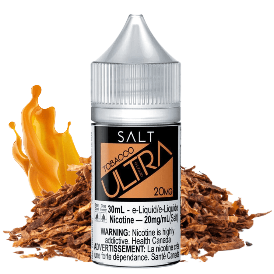 Tobacco Salt by Ultra E-Liquid 10mg / 30mL Vapexcape Vape and Bong Shop Regina Saskatchewan