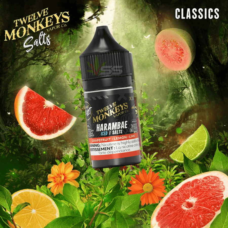Twelve Monkeys Salt 30ml - Harambae Ice 30ml / 20mg Vape Superstore  Saskatchewan Canada
