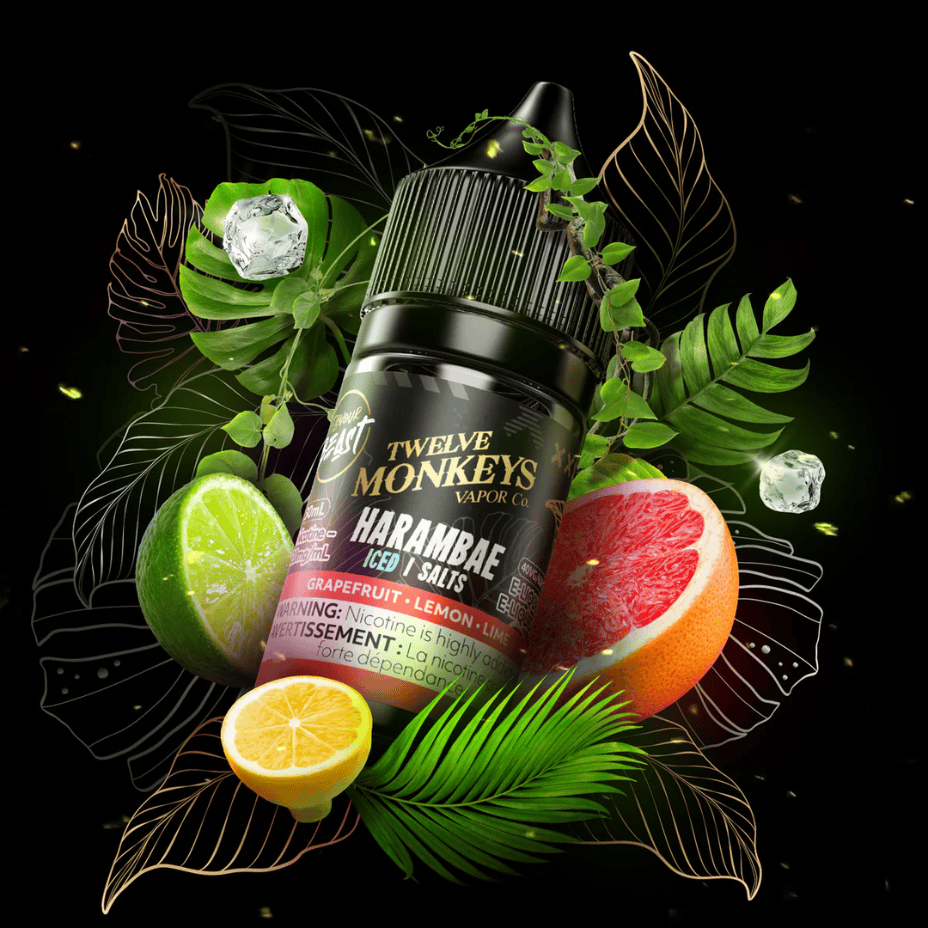 Twelve Monkeys Salt 30ml - Harambae Ice 30mL / 20mg Vape Superstore  Saskatchewan Canada