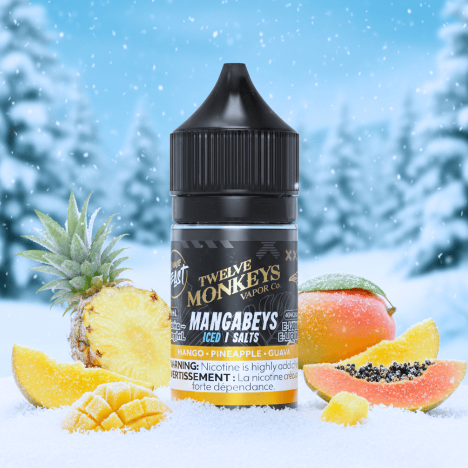 Twelve Monkeys Salt 30ml - Mangabeys Ice 30ml / 20mg Vape Superstore  Saskatchewan Canada