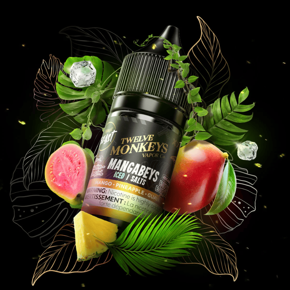 Twelve Monkeys Salt 30ml - Mangabeys Ice 30mL / 20mg Vape Superstore  Saskatchewan Canada