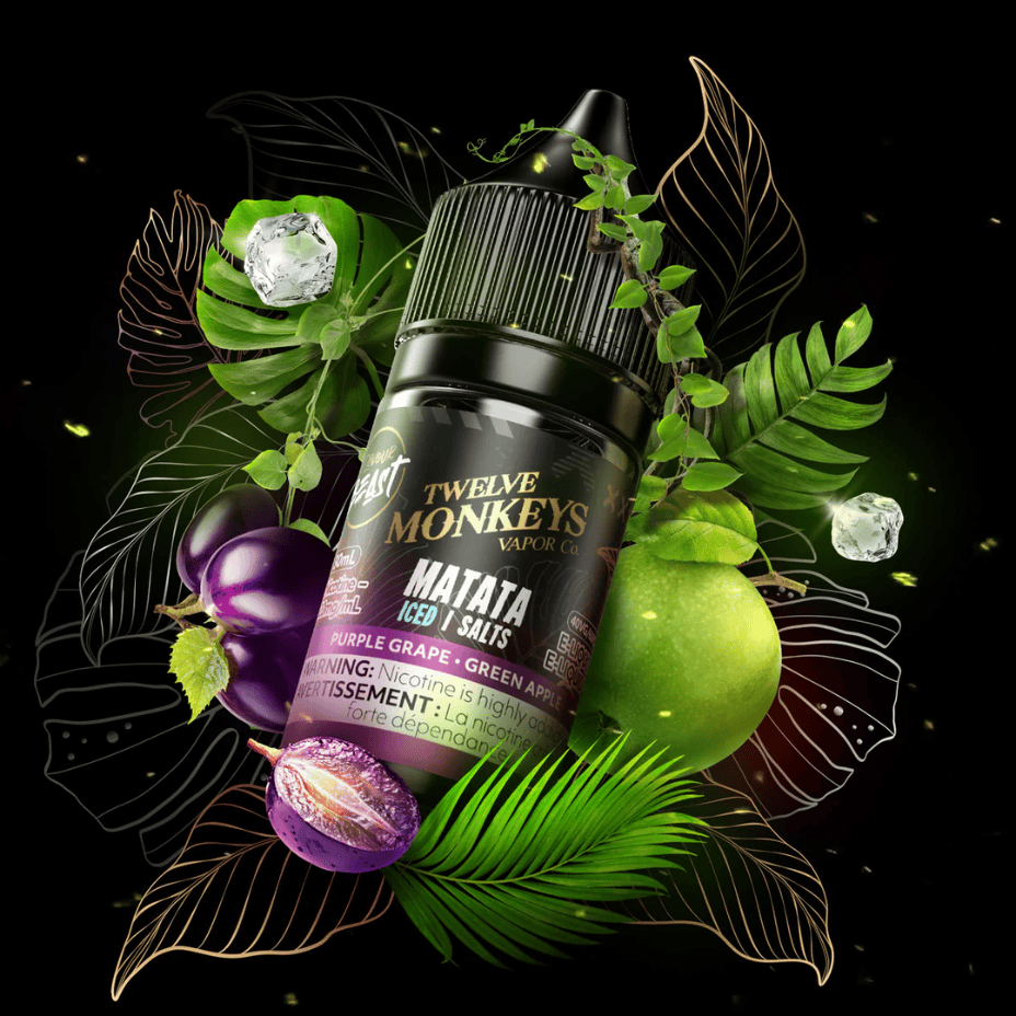 Twelve Monkeys Salt 30ml - Matata Ice 30mL / 20mg Vape Superstore  Saskatchewan Canada