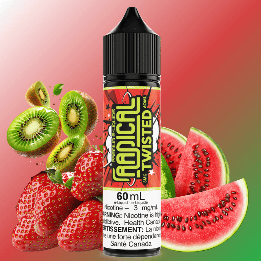 Twisted by Radical E-liquid 60ml / 3mg Vape Superstore  Saskatchewan Canada