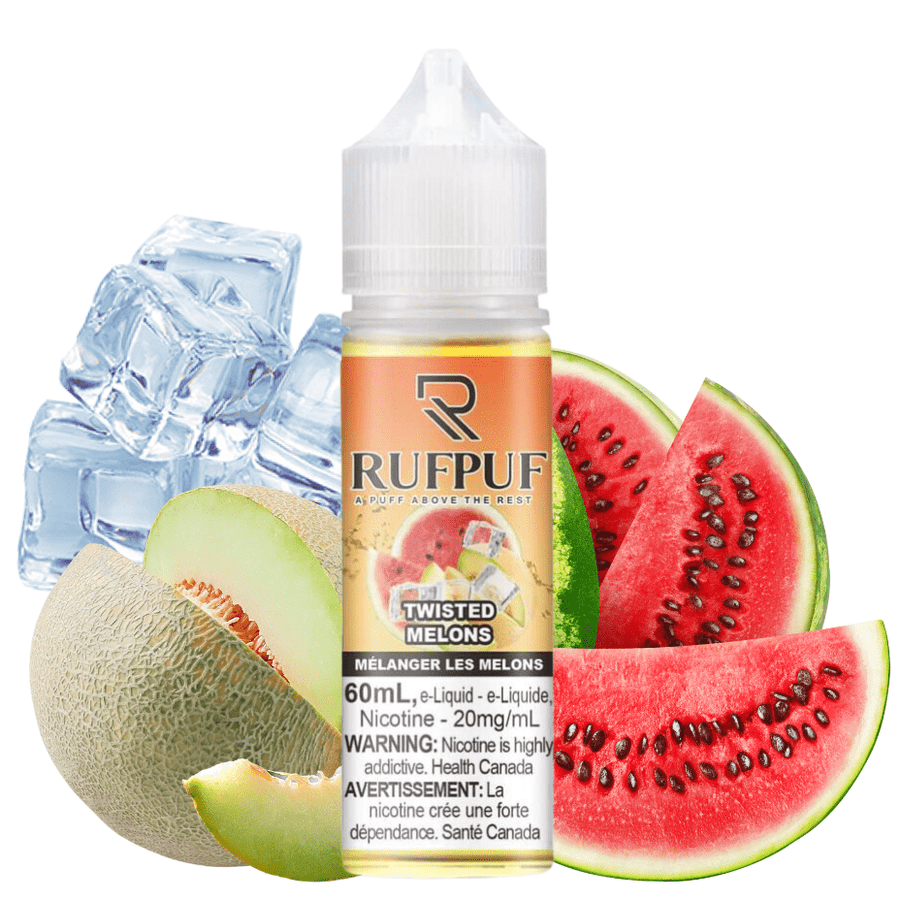 Twisted Melons Salt by Rufpuf E-Liquid-60ml 20mg / 60mL Vape Superstore  Saskatchewan Canada