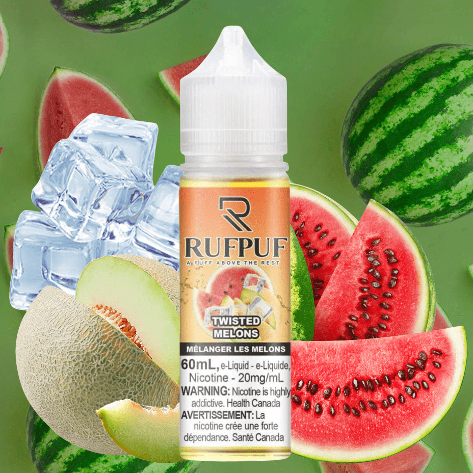 Twisted Melons Salt by Rufpuf E-Liquid-60ml 20mg / 60mL Vape Superstore  Saskatchewan Canada