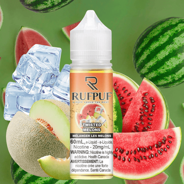 Twisted Melons Salt by Rufpuf E-Liquid-60ml 20mg / 60mL Vape Superstore  Saskatchewan Canada
