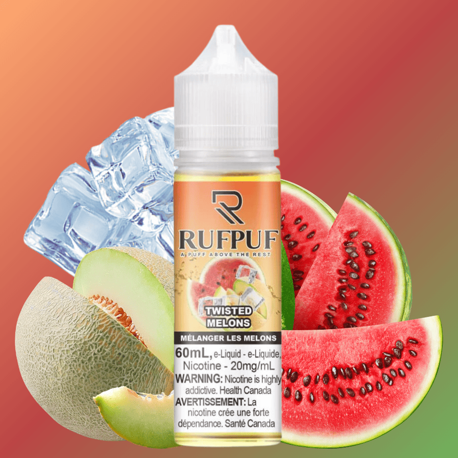 Twisted Melons Salt by Rufpuf E-Liquid-60ml 60mL / 20mg Vape Superstore  Saskatchewan Canada