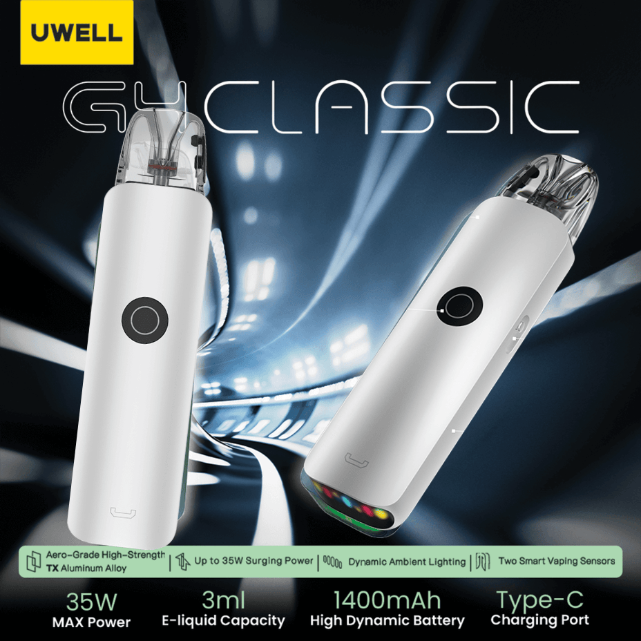 uwell caliburn charger Uwell Caliburn G4 CLASSIC Pod Kit-1400mAh in Regina Saskatchewan Vapexcape Vape SuperStore-Vape & Bong Shop