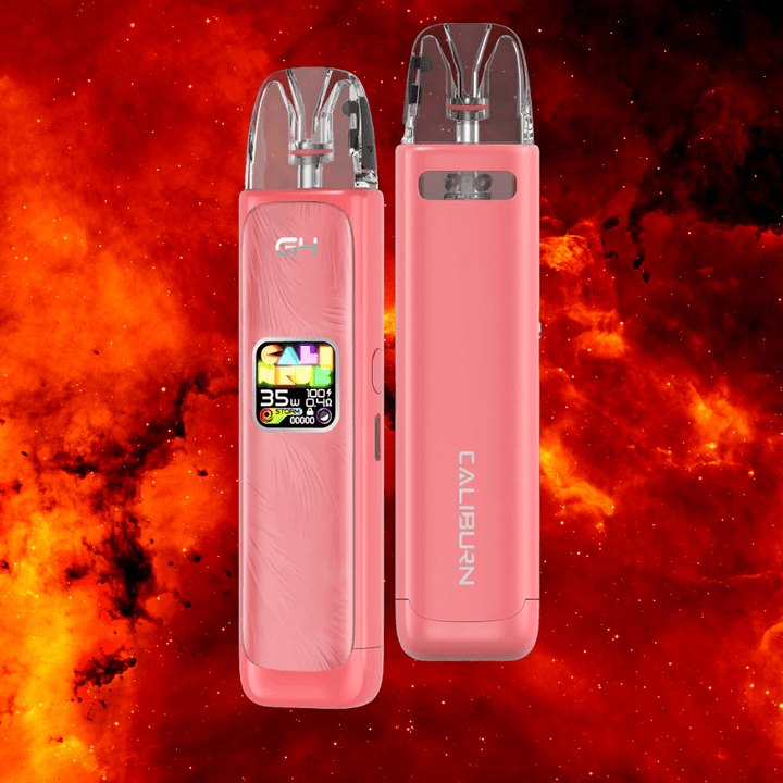 Uwell Caliburn G4 Pod Kit Flamingo Red Vapexcape Vape and Bong Shop Regina Saskatchewan