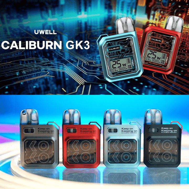 Uwell Caliburn GK3 Pod Kit-900 mAh Vape Superstore  Saskatchewan Canada