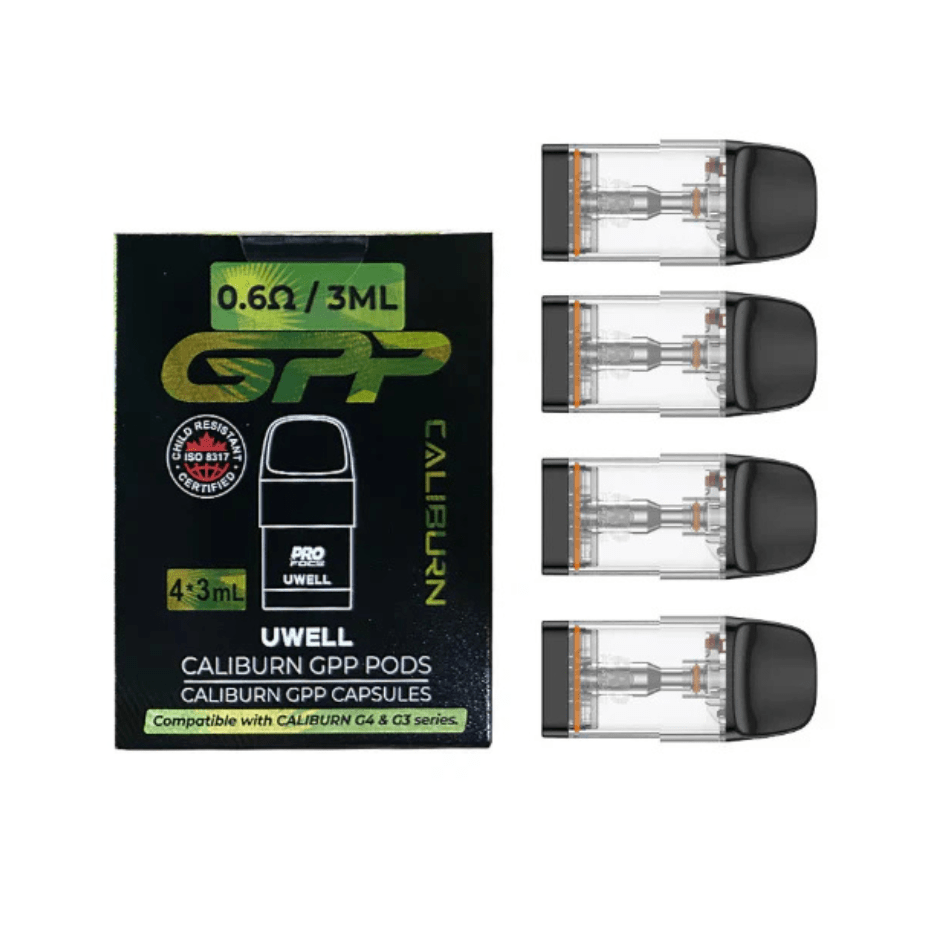 Uwell Caliburn GPP Replacement Pods - VapeXcape Regina SK, Canada Vapexcape  Vape SuperStore-Vape & Bong Shop