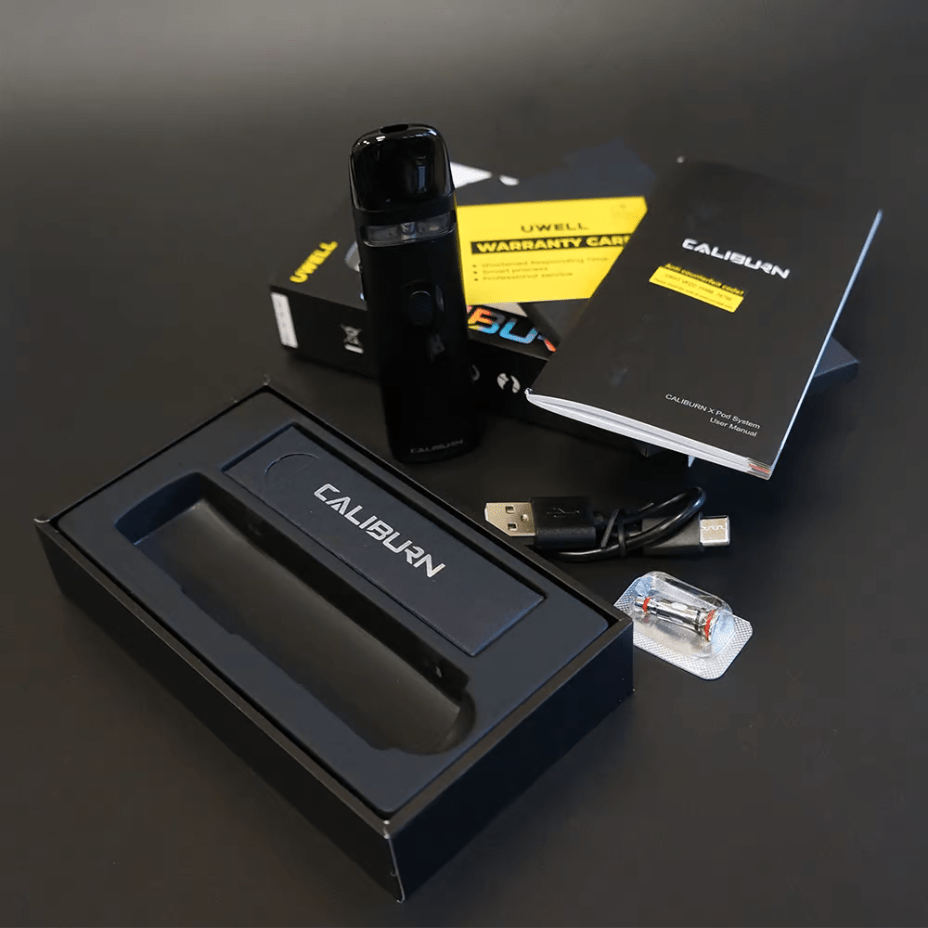 Uwell Caliburn X Pod Kit 20 Watt / Matte Black Vape Superstore  Saskatchewan Canada