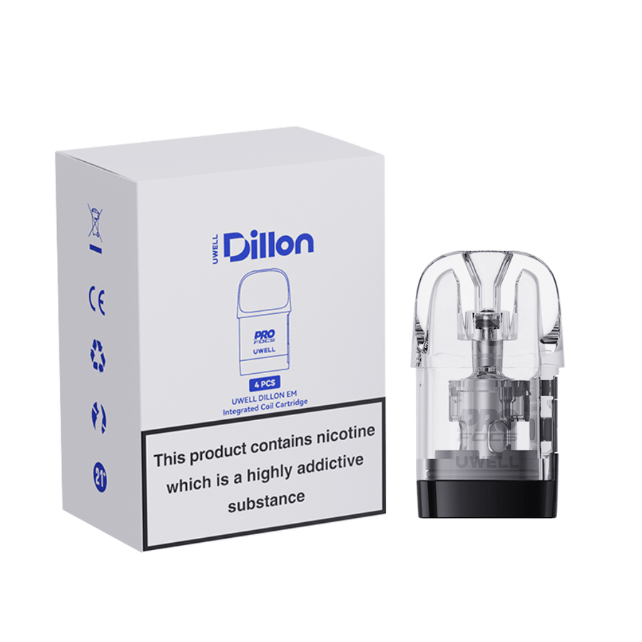 UWELL Dillon EM Replacement Pod 4/pk 0.6 OHM Vape Superstore  Saskatchewan Canada