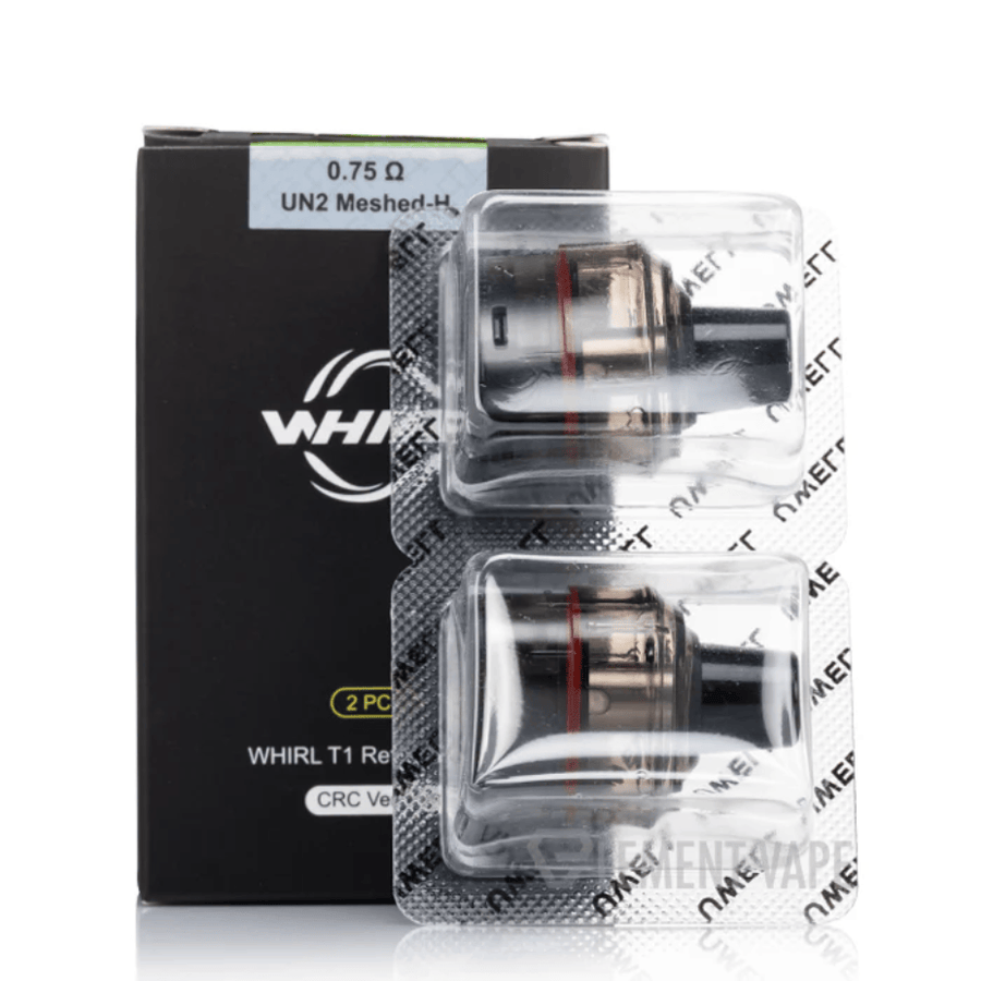 Uwell Whirl T1 Replacement Pods - 2/pkg 0.75 Vape Superstore  Saskatchewan Canada