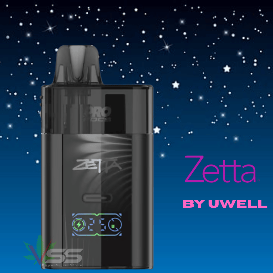 Uwell Zetta Pod Kit-2000mAh Pure Black Vape Superstore  Saskatchewan Canada