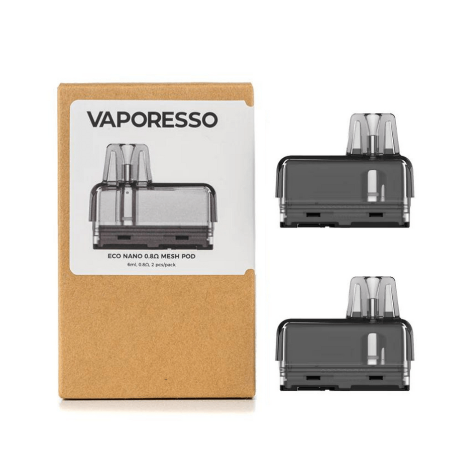 Vaporesso Eco Nano Replacement Pods-2/pkg 0.8ohm / 2/pkg Vape Superstore  Saskatchewan Canada