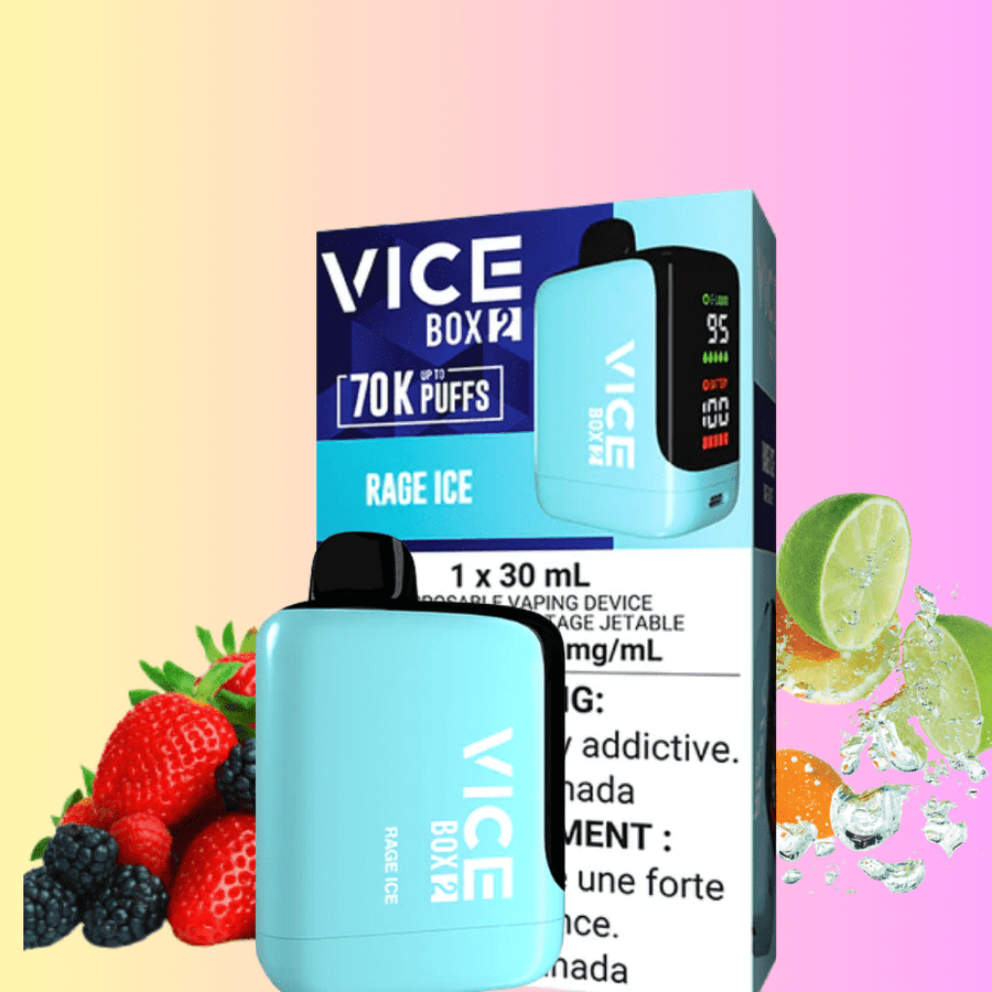 Vice Box 2 Disposable Vape-Rage Ice Vape Superstore  Saskatchewan Canada