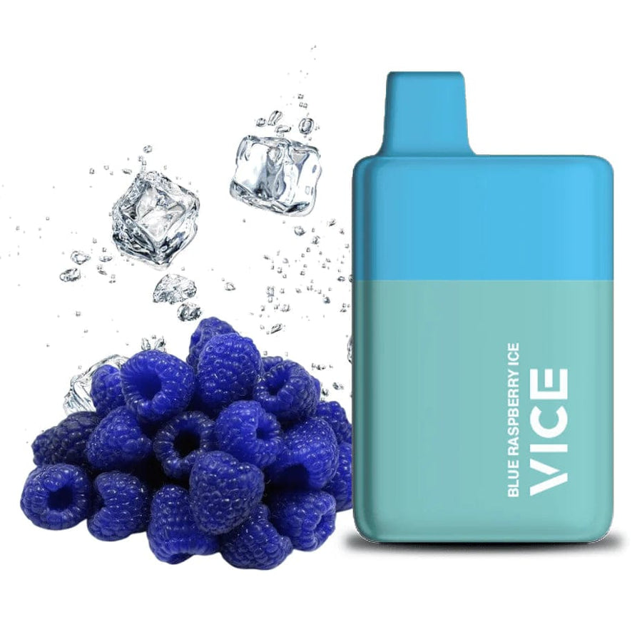 Vice Box Disposable Vape-Blue Raspberry Ice 6000 Puffs / 20mg Vapexcape Vape and Bong Shop Regina Saskatchewan