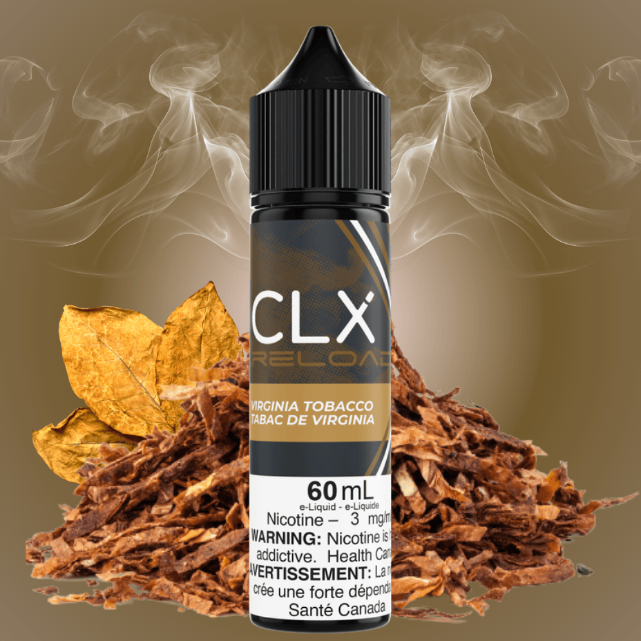 Virginia Tobacco by CLX E-Liquid 60mL / 3mg Vape Superstore  Saskatchewan Canada