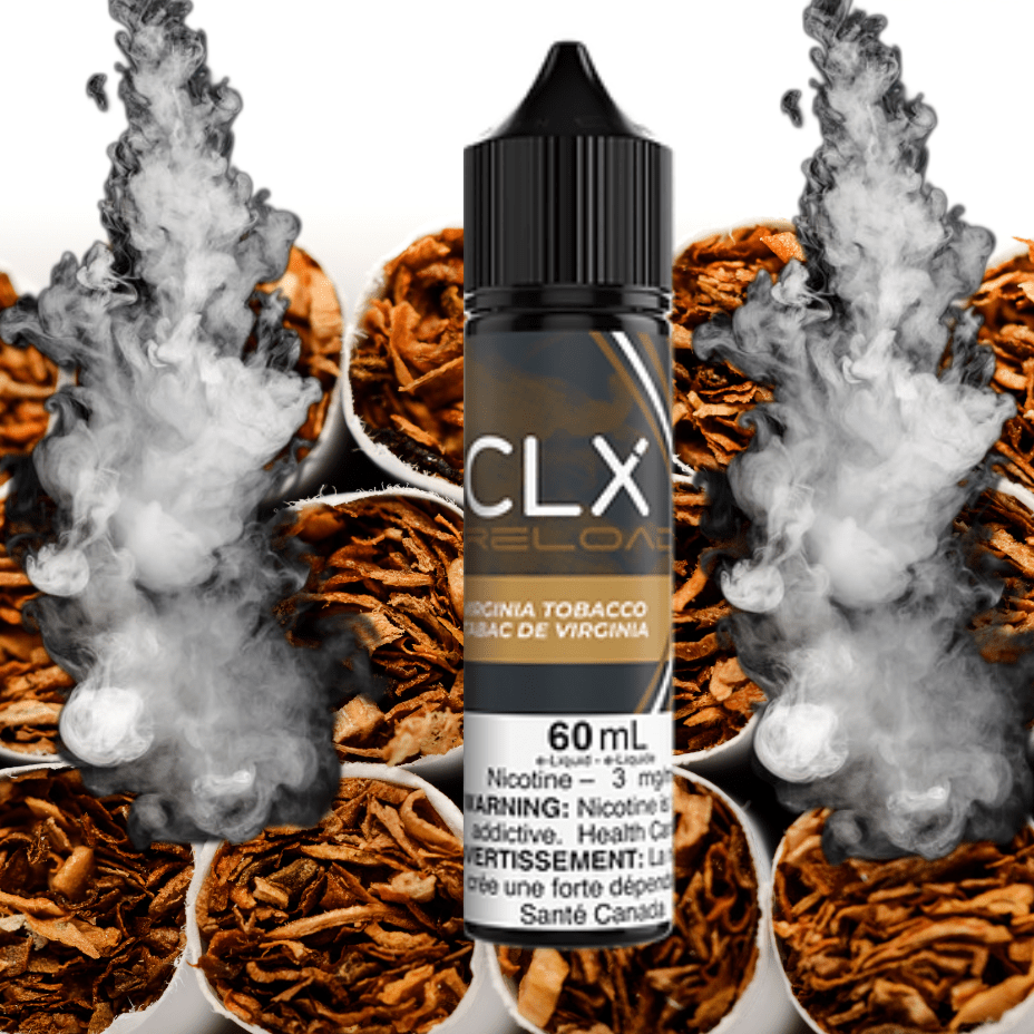 Virginia Tobacco by CLX E-Liquid 60mL / 3mg Vapexcape Vape and Bong Shop Regina Saskatchewan