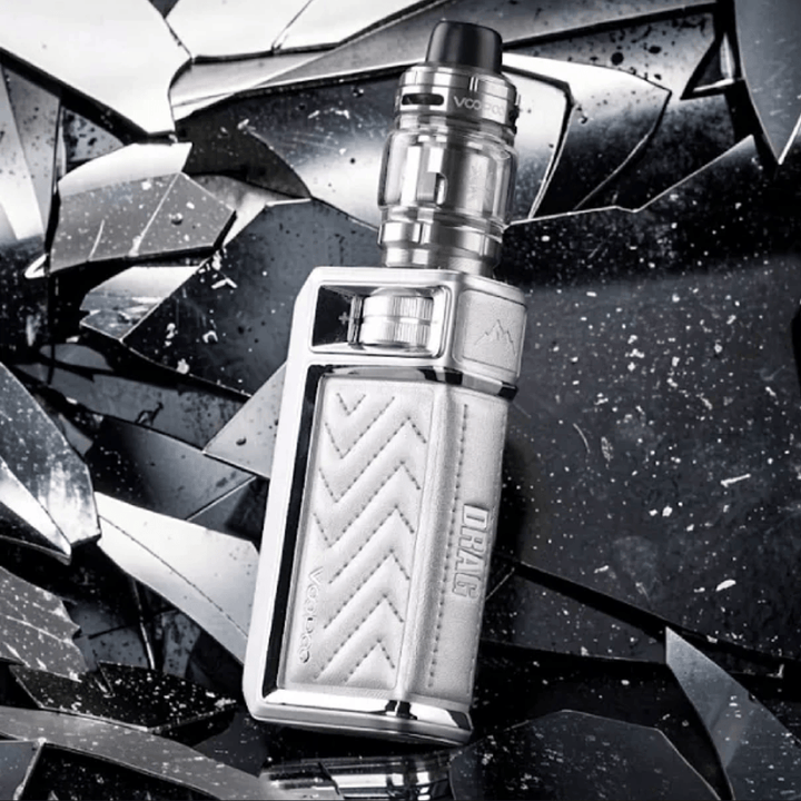 VooPoo Drag 6 Box Mod Kit-220W Silver Vape Superstore  Saskatchewan Canada