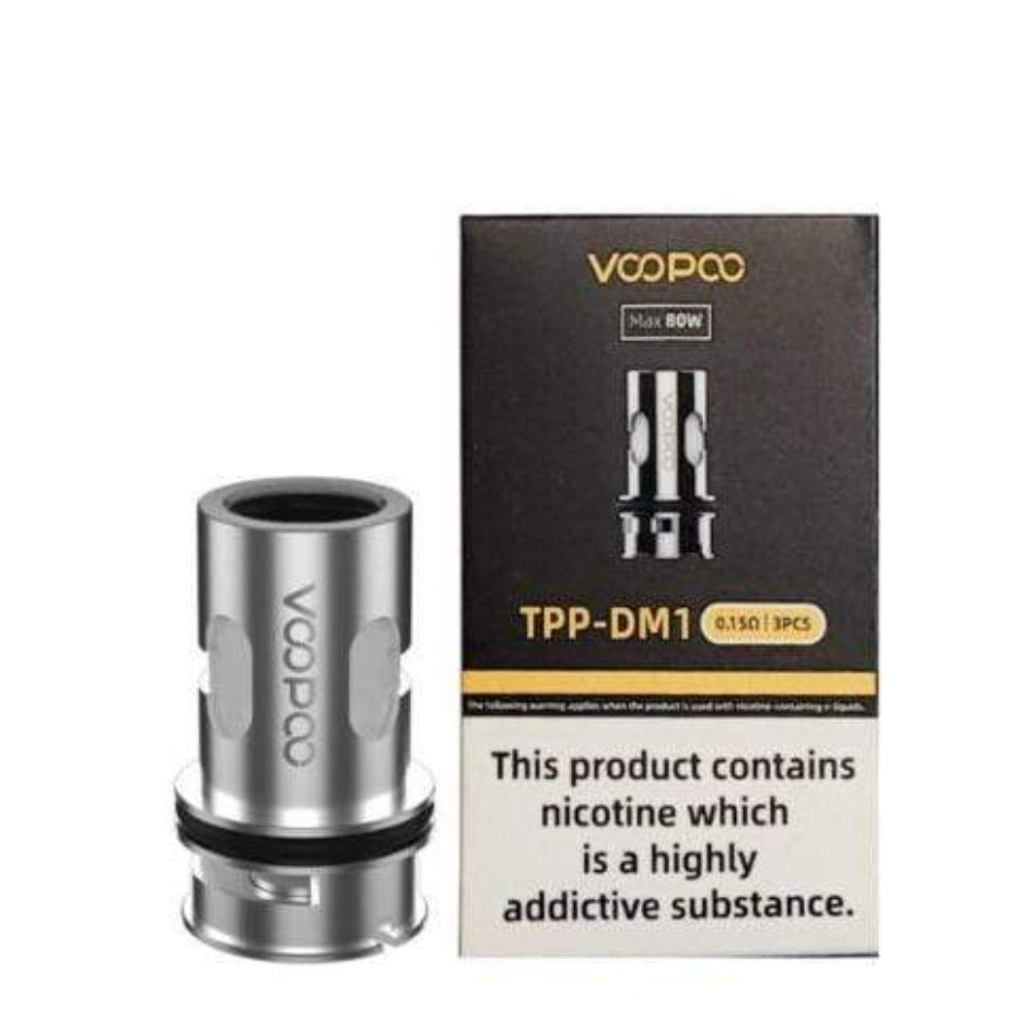 VooPoo TPP Replacemeent Coils - 3pck DM1 0.15ohm Vapexcape Vape and Bong Shop Regina Saskatchewan