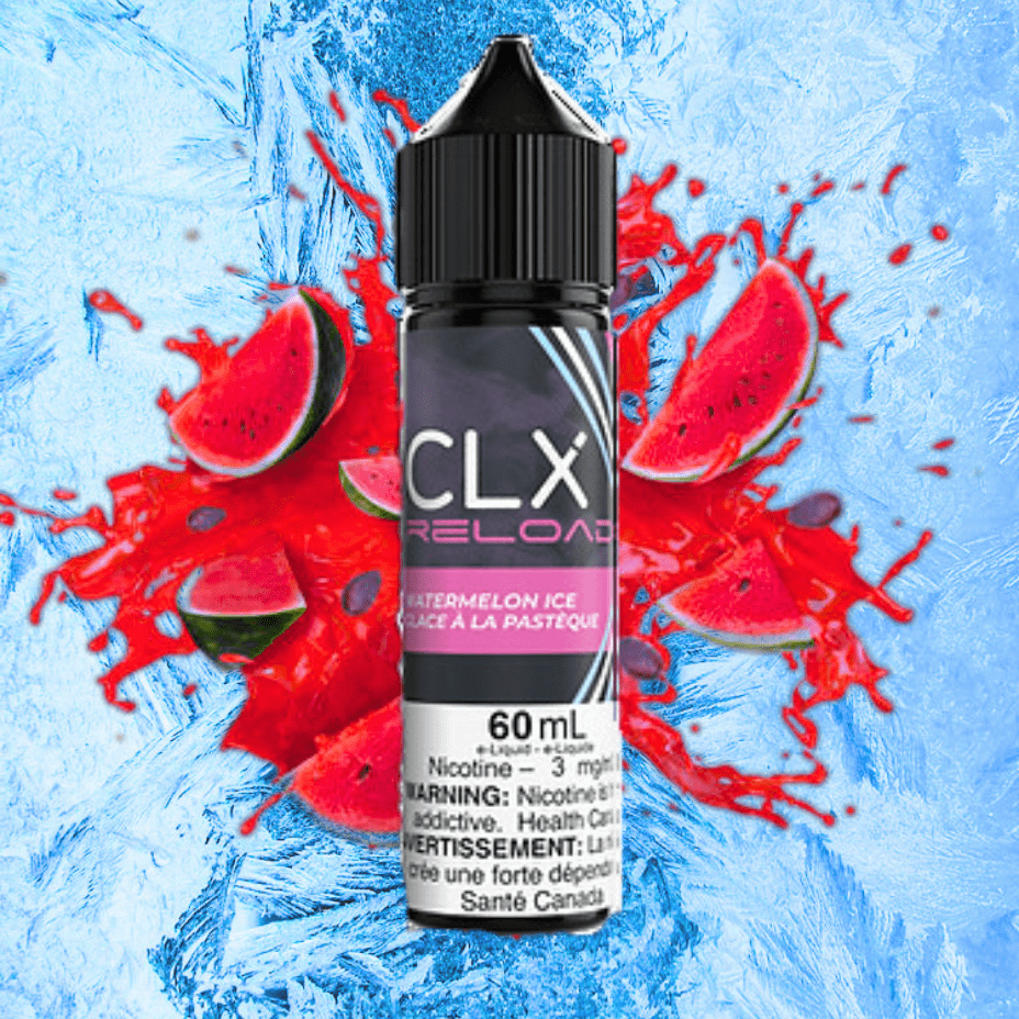 Watermelon Ice by CLX E-Liquid 60mL / 3mg Vape Superstore  Saskatchewan Canada