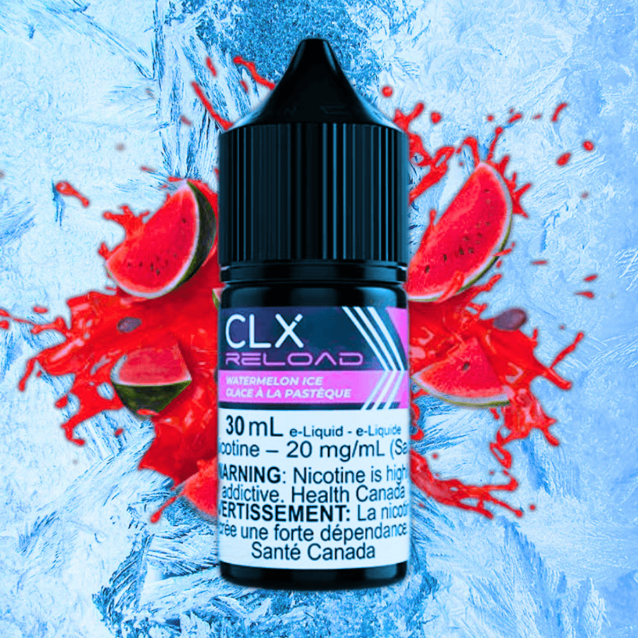 Watermelon Ice Salt by CLX Reload E-Liquid 30mL / 10mg Vape Superstore  Saskatchewan Canada