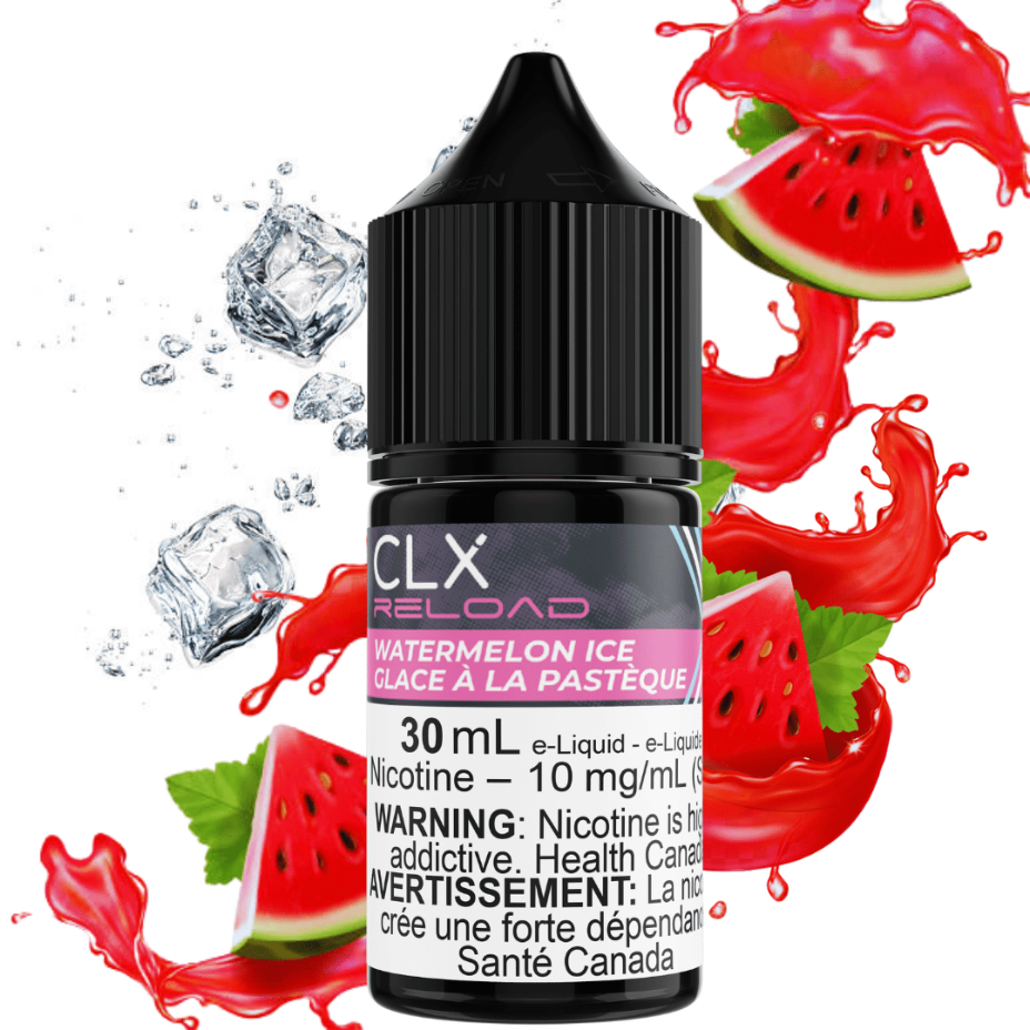 Watermelon Ice Salt by CLX Reload E-Liquid Vape Superstore  Saskatchewan Canada
