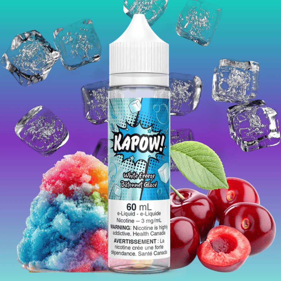 White Freeze by Kapow E-liquid-60ml 3mg Vape Superstore  Saskatchewan Canada