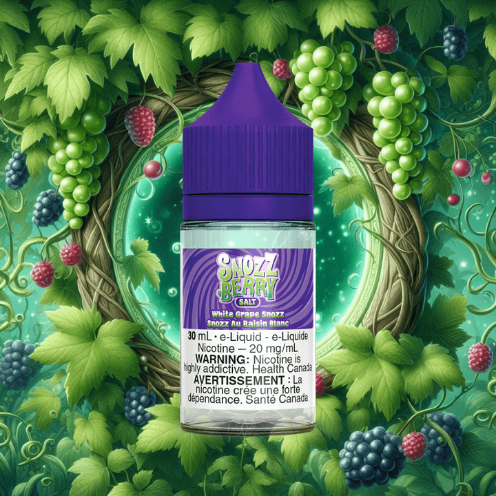White Grape Snozz Salt By Snozzberry E-Liquid 30ml / 12mg Vape Superstore  Saskatchewan Canada