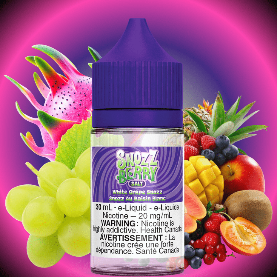 White Grape Snozz Salt By Snozzberry E-Liquid Vape Superstore  Saskatchewan Canada