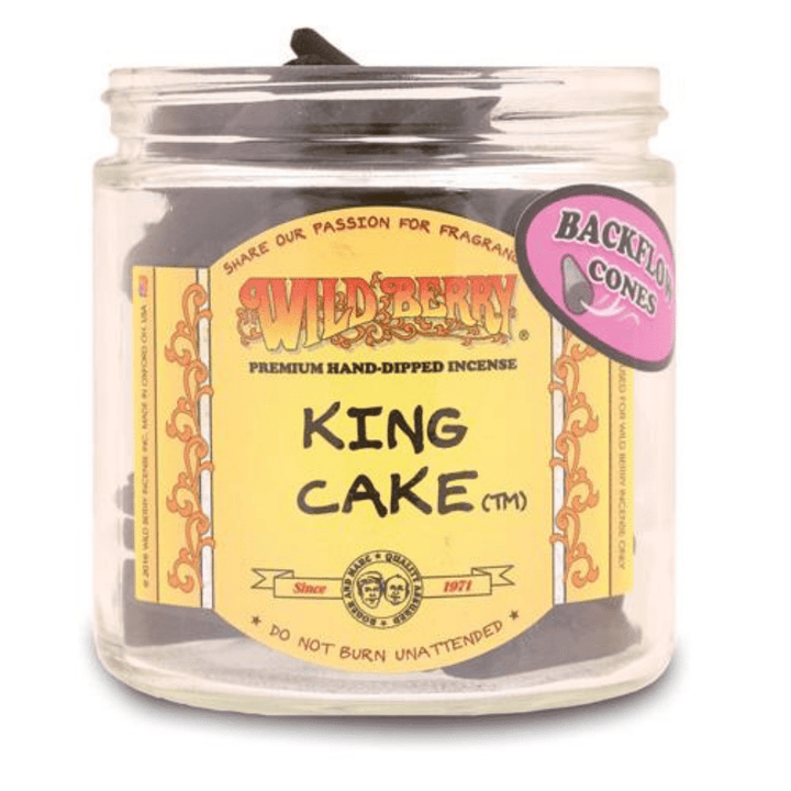 Wild Berry Backflow Incense Cones 1pc / King Cake Vapexcape Vape and Bong Shop Regina Saskatchewan