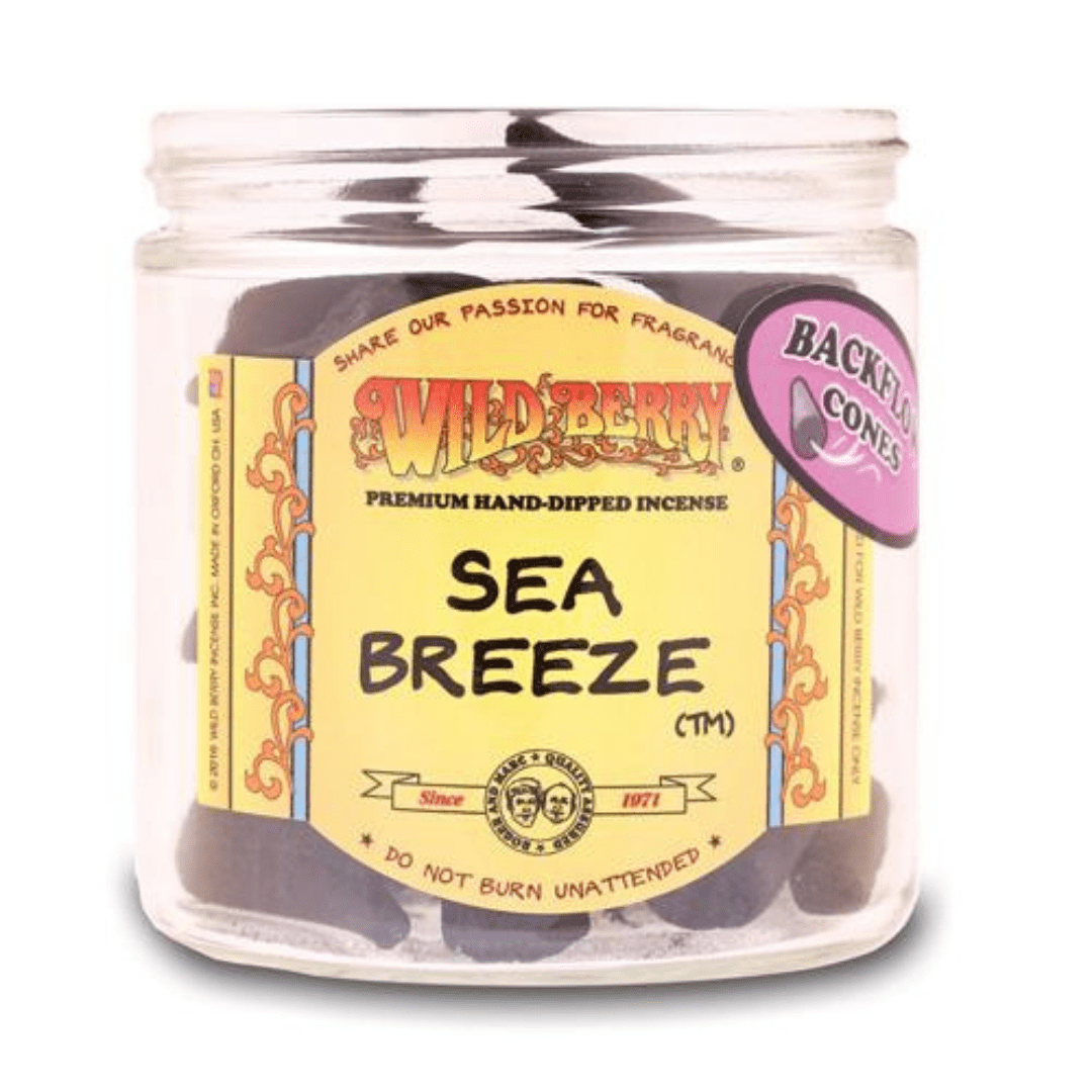 Wild Berry Backflow Incense Cones 1pc / Sea Breeze Vapexcape Vape and Bong Shop Regina Saskatchewan