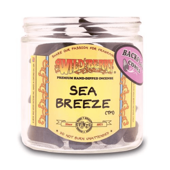 Wild Berry Backflow Incense Cones 1pc / Sea Breeze Vapexcape Vape and Bong Shop Regina Saskatchewan