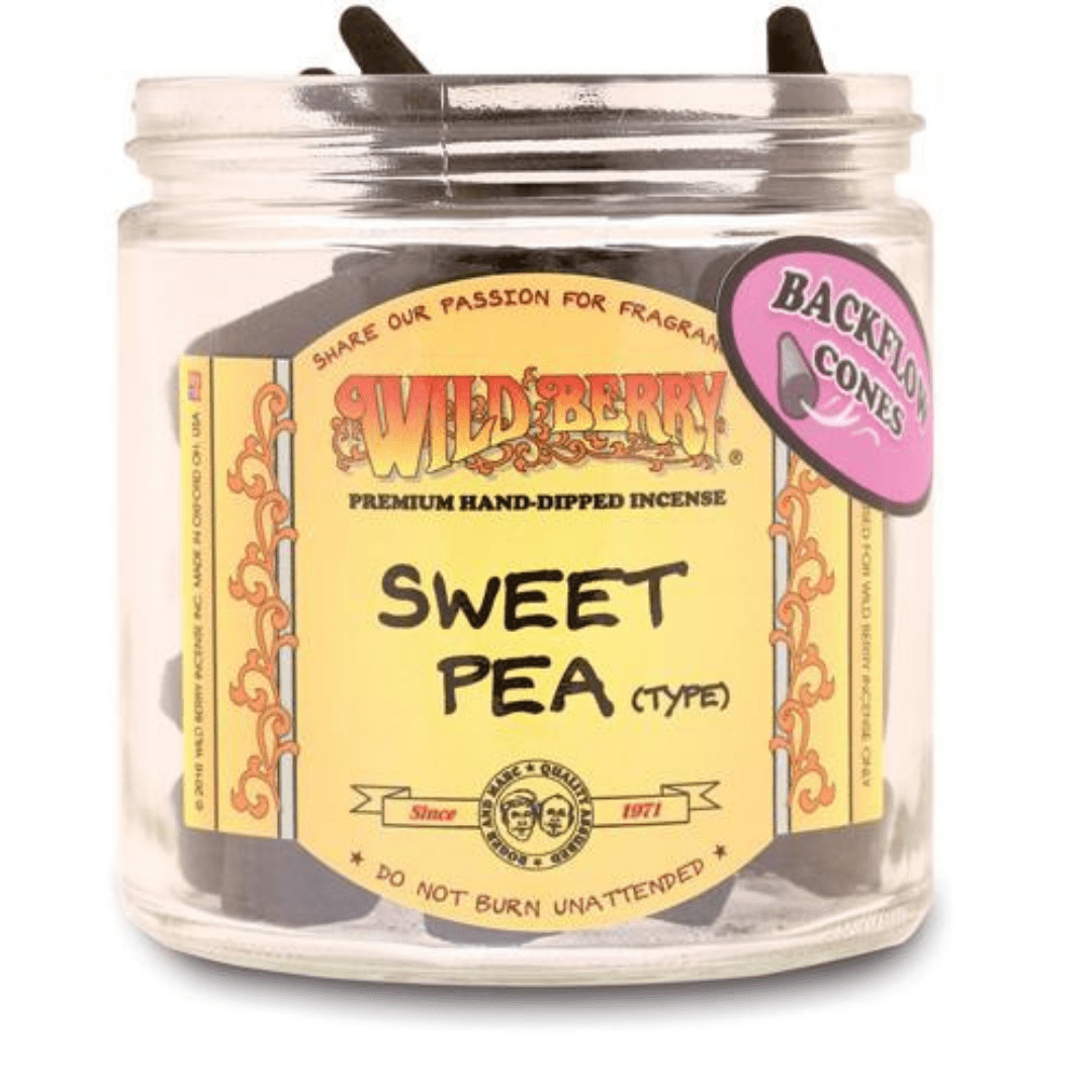 Wild Berry Backflow Incense Cones 1pc / Sweet Pea Vape Superstore  Saskatchewan Canada