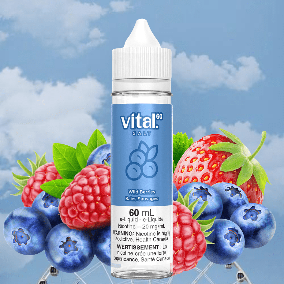 Wild Berry by Vital 60 Salt Vape Superstore  Saskatchewan Canada