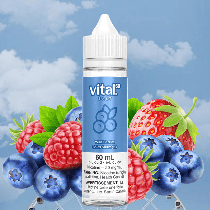 Wild Berry by Vital 60 Salt Vape Superstore  Saskatchewan Canada