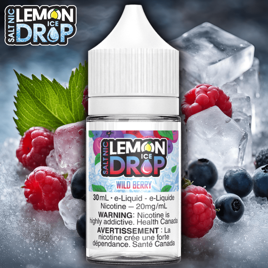 Wild Berry Ice Salts By Lemon Drop E-Liquid 30ml / 12mg Vapexcape Vape and Bong Shop Regina Saskatchewan