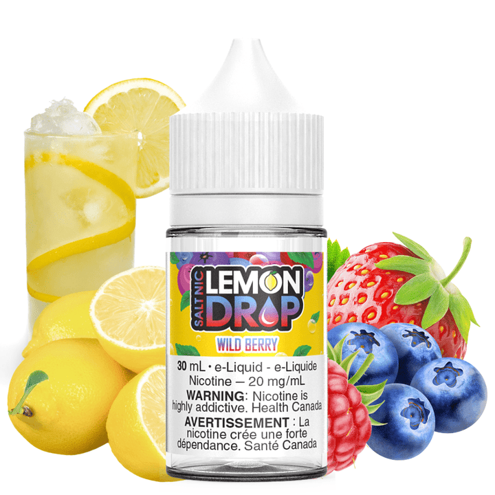 Wild Berry Salts By Lemon Drop E-Liquid 30ml / 12mg Vapexcape Vape and Bong Shop Regina Saskatchewan