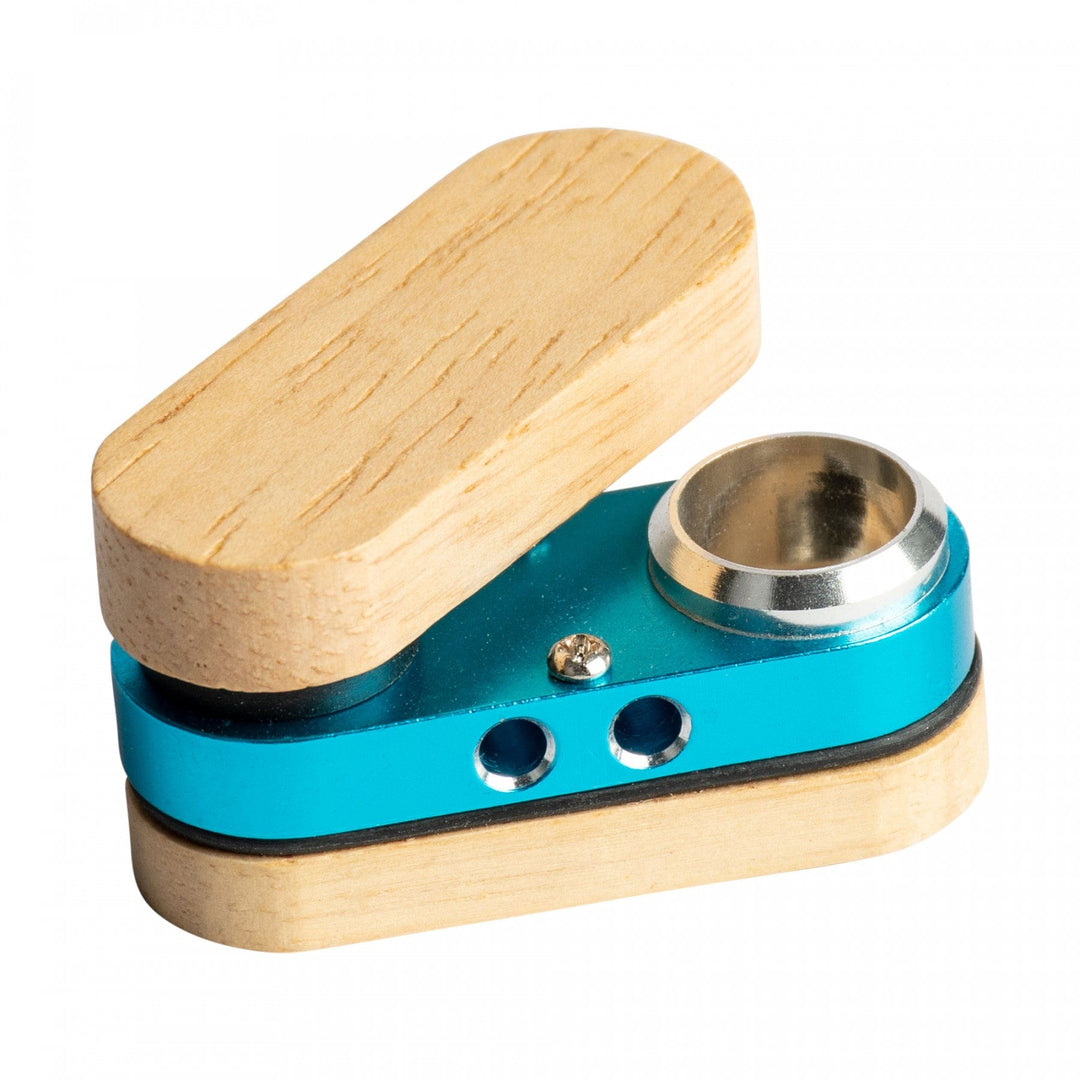 Wooden Monk Hand Pipe Blue Vape Superstore  Saskatchewan Canada